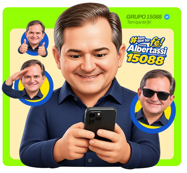 Edson Albertassi no WhatsApp